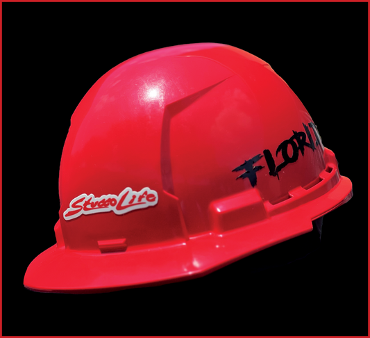 Stucco Life RED HARD HAT