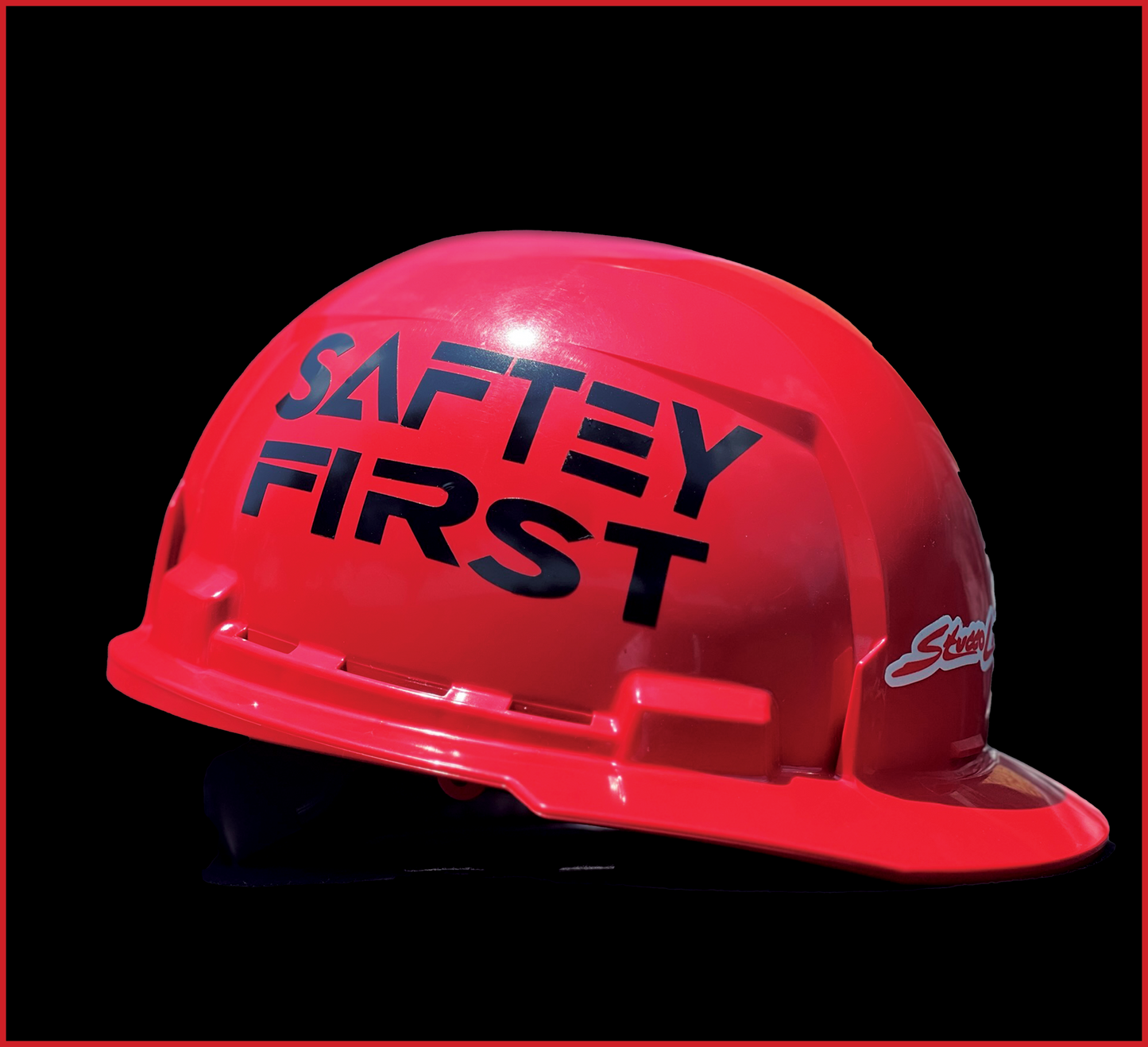 Stucco Life RED HARD HAT